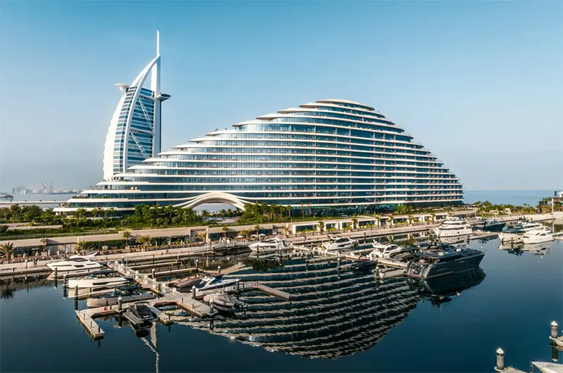 Vue d'ensemble de l'hôtel Marsa Al Arab à Dubaï